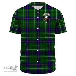 Scottish Duncan Modern Clan Tartan Baseball Jersey - Crest Classic Scottish Plaid Tartan Plaid