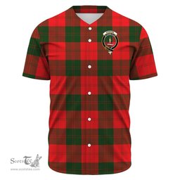 Scottish Erskine Modern Clan Tartan Baseball Jersey - Crest Classic Scottish Plaid Tartan Plaid