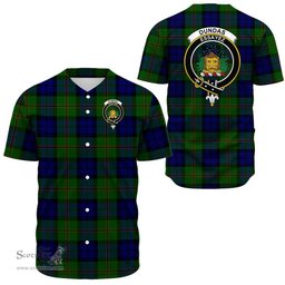 Scottish Dundas Modern 02 Clan Tartan Baseball Jersey - Crest Classic Scottish Plaid Tartan Plaid
