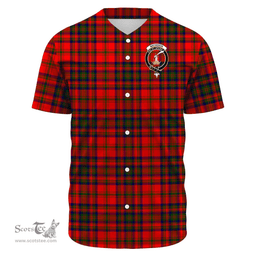Scottish Matheson Modern Clan Tartan Baseball Jersey - Crest Classic Scottish Plaid Tartan Plaid