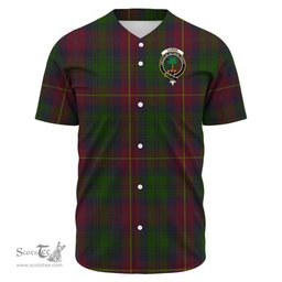 Scottish Cairns Clan Tartan Baseball Jersey - Crest Classic Scottish Plaid Tartan Plaid