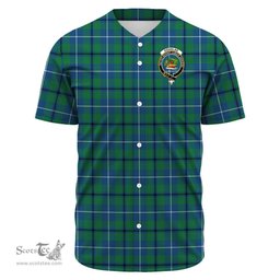 Scottish Douglas Ancient Clan Tartan Baseball Jersey - Crest Classic Scottish Plaid Tartan Plaid
