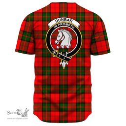 Scottish Dunbar Modern Clan Tartan Baseball Jersey - Crest Classic Scottish Plaid Tartan Plaid