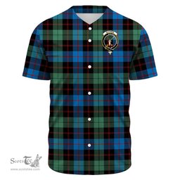 Scottish Guthrie Ancient Clan Tartan Baseball Jersey - Crest Classic Scottish Plaid Tartan Plaid