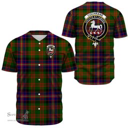 Scottish Cochrane Modern Clan Tartan Baseball Jersey - Crest Classic Scottish Plaid Tartan Plaid