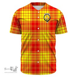Scottish MacMillan Clan Clan Tartan Baseball Jersey - Crest Classic Scottish Plaid Tartan Plaid