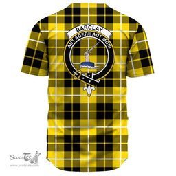 Scottish Barclay Dress Modern Clan Tartan Baseball Jersey - Crest Classic Scottish Plaid Tartan Plaid