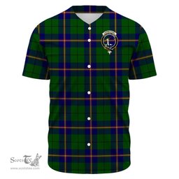 Scottish Carmichael Modern Clan Tartan Baseball Jersey - Crest Classic Scottish Plaid Tartan Plaid