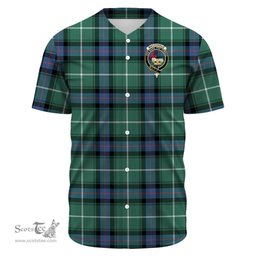 Scottish MacDonald of the Isles Hunting Ancient Clan Tartan Baseball Jersey - Crest Classic Scottish Plaid Tartan Plaid