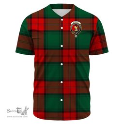Scottish Stewart Atholl Modern Clan Tartan Baseball Jersey - Crest Classic Scottish Plaid Tartan Plaid