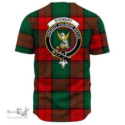 Scottish Stewart Atholl Modern Clan Tartan Baseball Jersey - Crest Classic Scottish Plaid Tartan Plaid