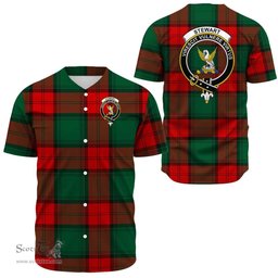 Scottish Stewart Atholl Modern Clan Tartan Baseball Jersey - Crest Classic Scottish Plaid Tartan Plaid