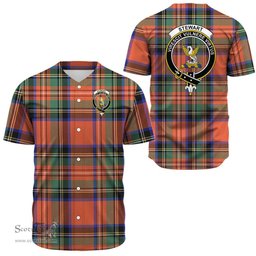 Scottish Stewart Royal Ancient Clan Tartan Baseball Jersey - Crest Classic Scottish Plaid Tartan Plaid