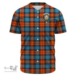 Scottish MacLachlan Ancient Clan Tartan Baseball Jersey - Crest Classic Scottish Plaid Tartan Plaid