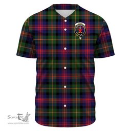 Scottish Logan Modern Clan Tartan Baseball Jersey - Crest Classic Scottish Plaid Tartan Plaid