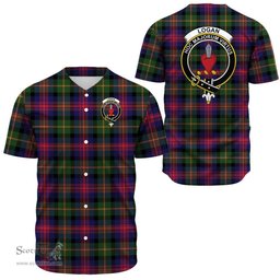 Scottish Logan Modern Clan Tartan Baseball Jersey - Crest Classic Scottish Plaid Tartan Plaid