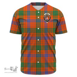 Scottish Ross Ancient Clan Tartan Baseball Jersey - Crest Classic Scottish Plaid Tartan Plaid