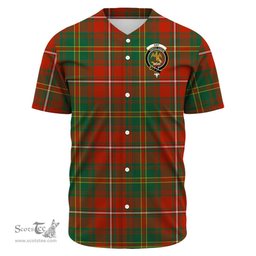 Scottish Hay Ancient Clan Tartan Baseball Jersey - Crest Classic Scottish Plaid Tartan Plaid