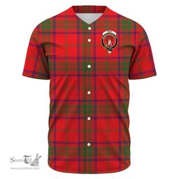 Scottish Ross Modern Clan Tartan Baseball Jersey - Crest Classic Scottish Plaid Tartan Plaid