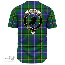 Scottish Turnbull Hunting Clan Tartan Baseball Jersey - Crest Classic Scottish Plaid Tartan Plaid