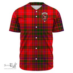Scottish MacDougall Modern Clan Tartan Baseball Jersey - Crest Classic Scottish Plaid Tartan Plaid