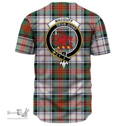 Scottish MacDuff Dress Ancient Clan Tartan Baseball Jersey - Crest Classic Scottish Plaid Tartan Plaid