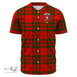 Scottish Livingstone Modern Clan Tartan Baseball Jersey - Crest Classic Scottish Plaid Tartan Plaid