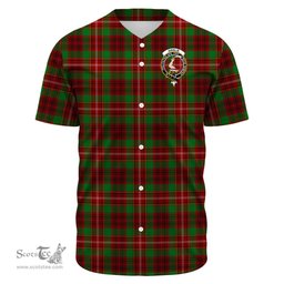 Scottish Ainslie Clan Tartan Baseball Jersey - Crest Classic Scottish Plaid Tartan Plaid