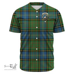 Scottish MacMillan Hunting Ancient Clan Tartan Baseball Jersey - Crest Classic Scottish Plaid Tartan Plaid