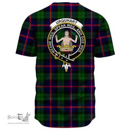 Scottish Urquhart Modern Clan Tartan Baseball Jersey - Crest Classic Scottish Plaid Tartan Plaid