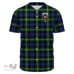 Scottish Baillie Modern Clan Tartan Baseball Jersey - Crest Classic Scottish Plaid Tartan Plaid