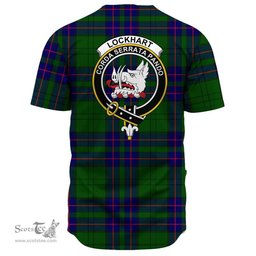 Scottish Lockhart Clan Tartan Baseball Jersey - Crest Classic Scottish Plaid Tartan Plaid
