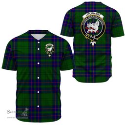 Scottish Lockhart Clan Tartan Baseball Jersey - Crest Classic Scottish Plaid Tartan Plaid