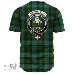 Scottish Cranstoun Clan Tartan Baseball Jersey - Crest Classic Scottish Plaid Tartan Plaid