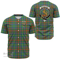 Scottish MacKintosh Hunting Ancient Clan Tartan Baseball Jersey - Crest Classic Scottish Plaid Tartan Plaid