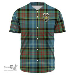 Scottish Paisley District Clan Tartan Baseball Jersey - Crest Classic Scottish Plaid Tartan Plaid