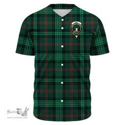 Scottish Ross Hunting Modern Clan Tartan Baseball Jersey - Crest Classic Scottish Plaid Tartan Plaid