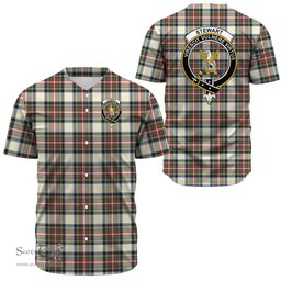 Scottish Stewart Dress Ancient Clan Tartan Baseball Jersey - Crest Classic Scottish Plaid Tartan Plaid