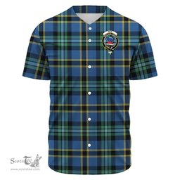 Scottish Weir Ancient Clan Tartan Baseball Jersey - Crest Classic Scottish Plaid Tartan Plaid