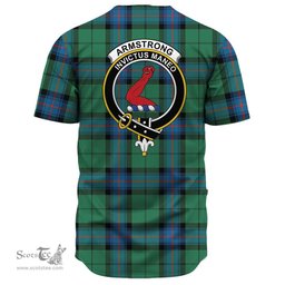 Scottish Armstrong Ancient Clan Tartan Baseball Jersey - Crest Classic Scottish Plaid Tartan Plaid