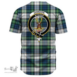 Scottish Gordon Dress Ancient Clan Tartan Baseball Jersey - Crest Classic Scottish Plaid Tartan Plaid