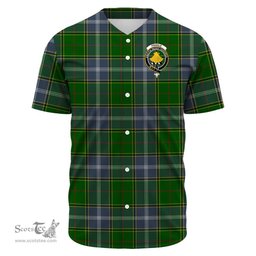 Scottish Pringle Clan Tartan Baseball Jersey - Crest Classic Scottish Plaid Tartan Plaid