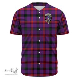 Scottish Montgomery Modern Clan Tartan Baseball Jersey - Crest Classic Scottish Plaid Tartan Plaid