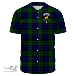 Scottish Campbell Modern Clan Tartan Baseball Jersey - Crest Classic Scottish Plaid Tartan Plaid