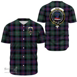 Scottish Rose Hunting Modern Clan Tartan Baseball Jersey - Crest Classic Scottish Plaid Tartan Plaid