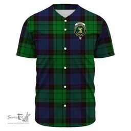 Scottish Stewart Old Modern Clan Tartan Baseball Jersey - Crest Classic Scottish Plaid Tartan Plaid