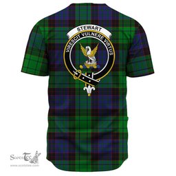 Scottish Stewart Old Modern Clan Tartan Baseball Jersey - Crest Classic Scottish Plaid Tartan Plaid