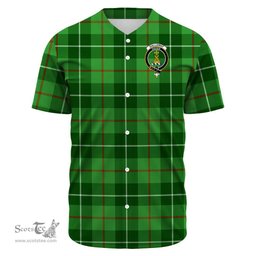 Scottish Galloway District Clan Tartan Baseball Jersey - Crest Classic Scottish Plaid Tartan Plaid