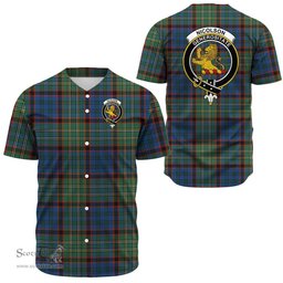 Scottish Nicolson Hunting Ancient Clan Tartan Baseball Jersey - Crest Classic Scottish Plaid Tartan Plaid