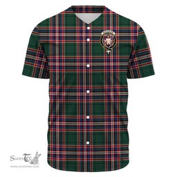 Scottish MacFarlane Hunting Modern Clan Tartan Baseball Jersey - Crest Classic Scottish Plaid Tartan Plaid
